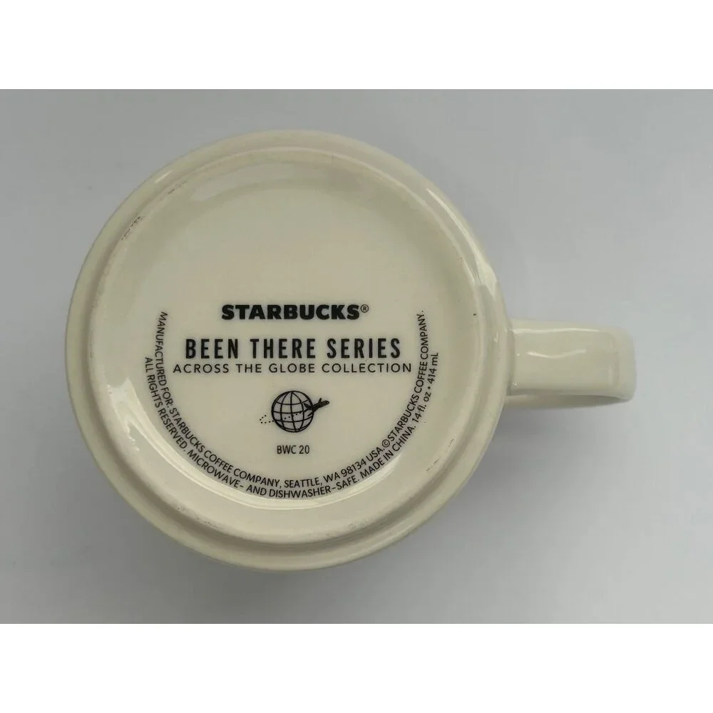 Starbucks CHICAGO Been There Series Coffee Mug Lake Michigan Windy City Pizza - Picture 6 of 6